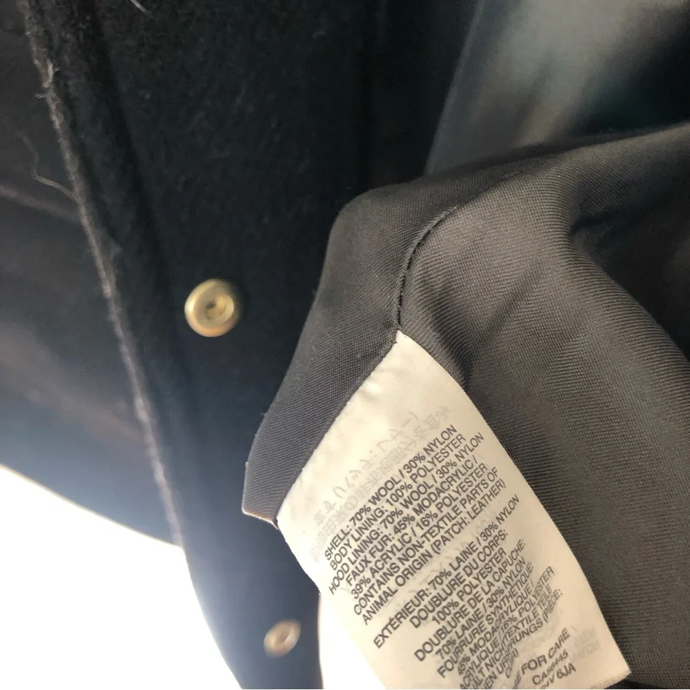 J Crew Altered Chateau Parka Italian Wool Coat - Picture 15 of 15